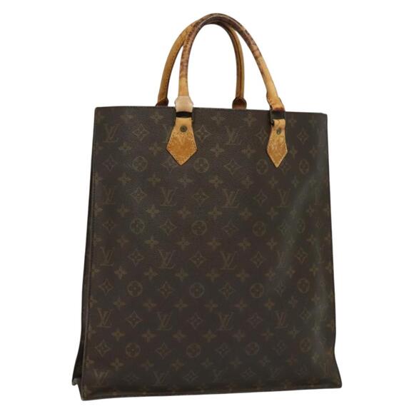 LOUIS VUITTON Monogram Sac Plat Hand Bag M51140 - Picture 1 of 12